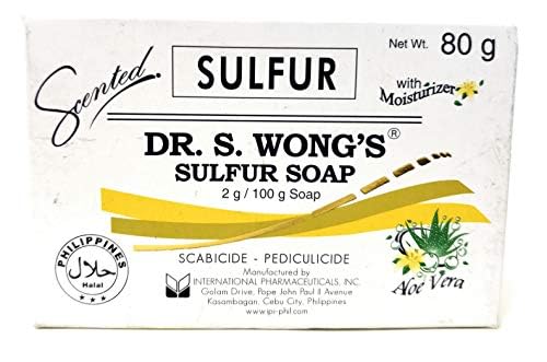 Dr. S. Wong Sulfur Soap – 3 Pack (Total 240 g) | Gentle Cleanse for All Skin Types