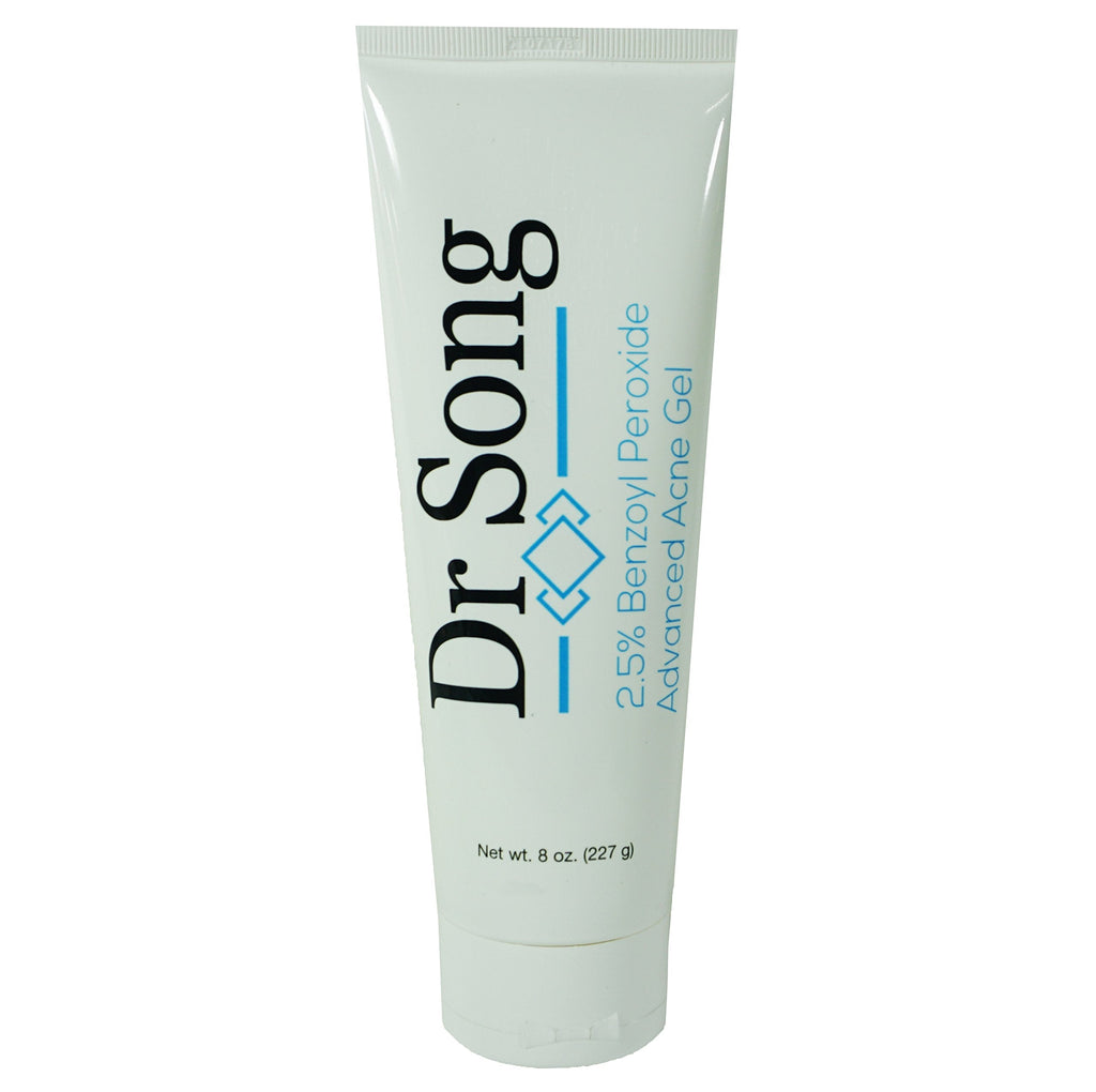 Dr Song 2.5% Benzoyl Peroxide Acne Gel Treatment Lotion - 8 oz