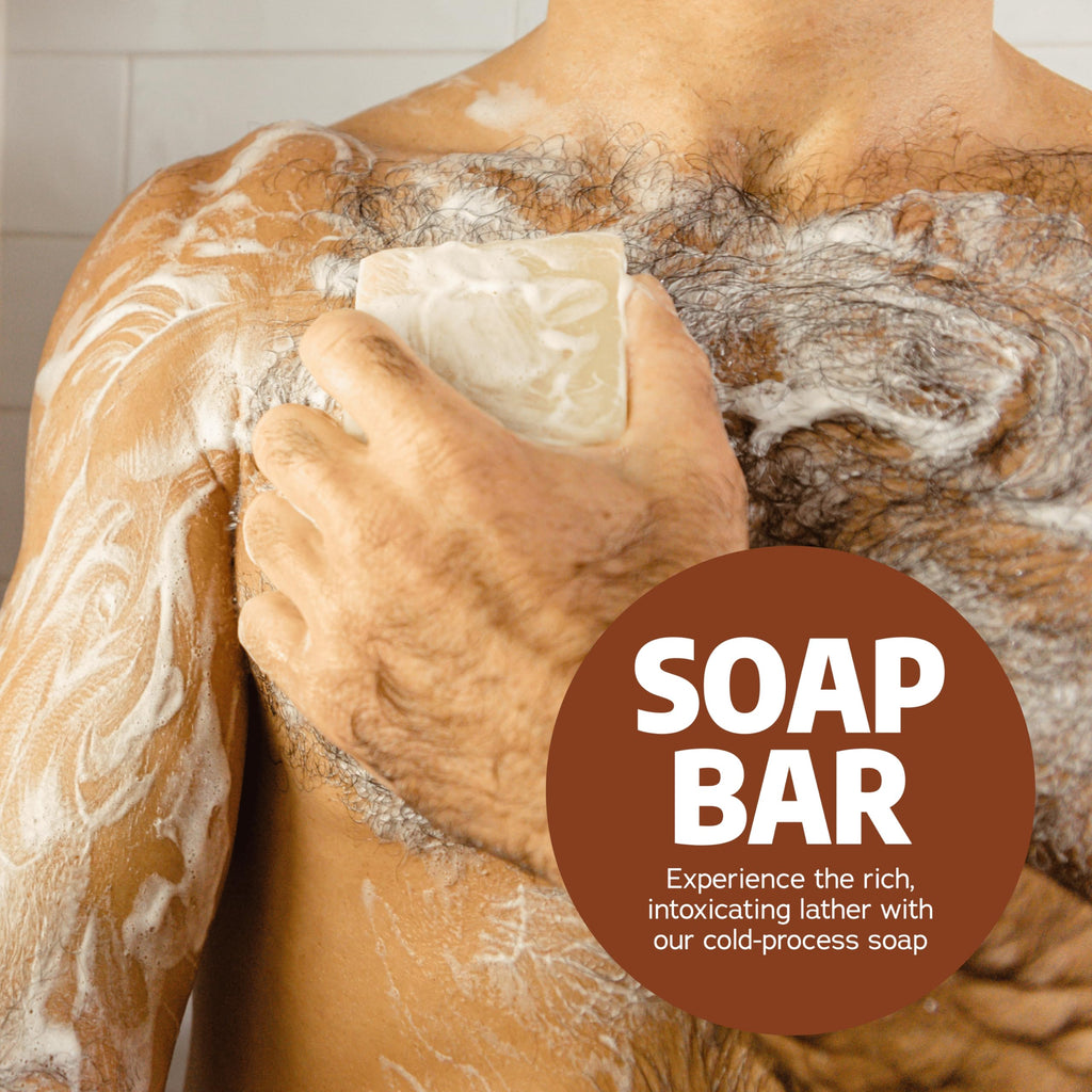 Dr. Squatch Manly Soap & Deodorant Variety Pack – Wood Barrel Bourbon & Pine Tar (Aluminum-Free)