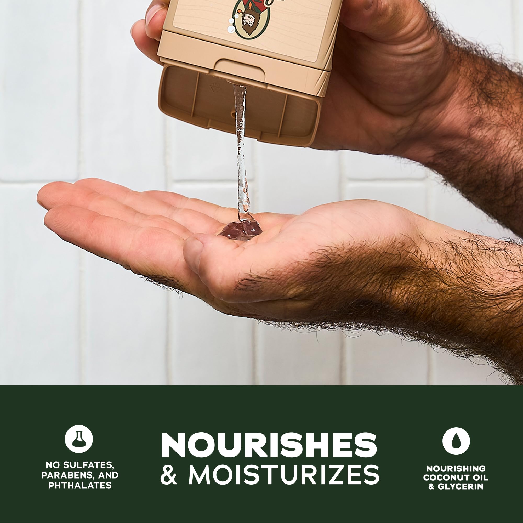 Dr. Squatch Mountain Meadow & Lumberjack Lodge Body Wash 14 oz 2-Pack – Real Soap, Natural Hydration