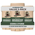 Dr. Squatch Aluminum-Free Deodorant for Men – Charcoal, Postbiotics, 2-Pack – Mountain Meadow & Lumberjack Lodge