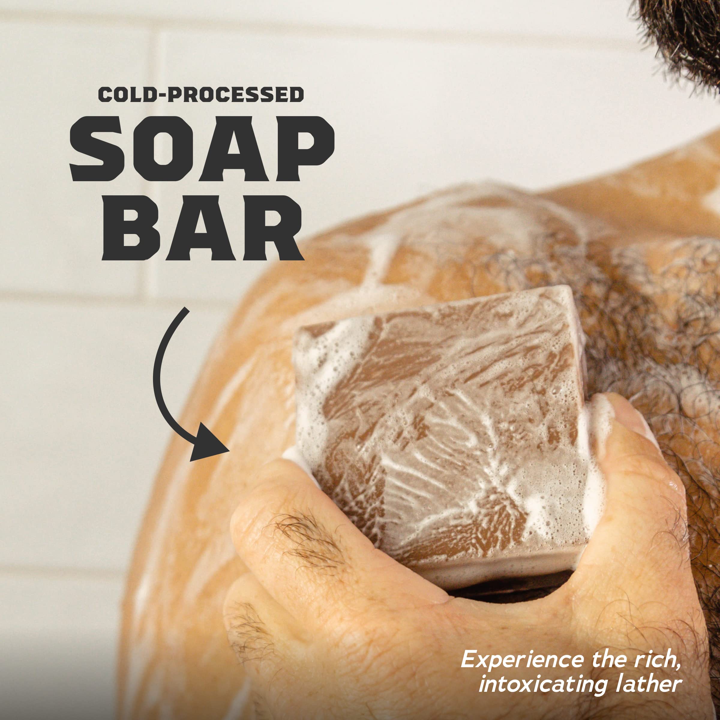 Dr. Squatch Natural Men's Bar Soap - Cold Process with Natural Oils - 5-Pack Gift Set (Spearmint Basil, Pine Tar, Birchwood Breeze, Wood Barrel Bourbon)