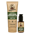 Dr. Squatch Pine Tar Smooth Shave Bundle — Easy Glide Butter + Soothing Post-Shave Moisturizer