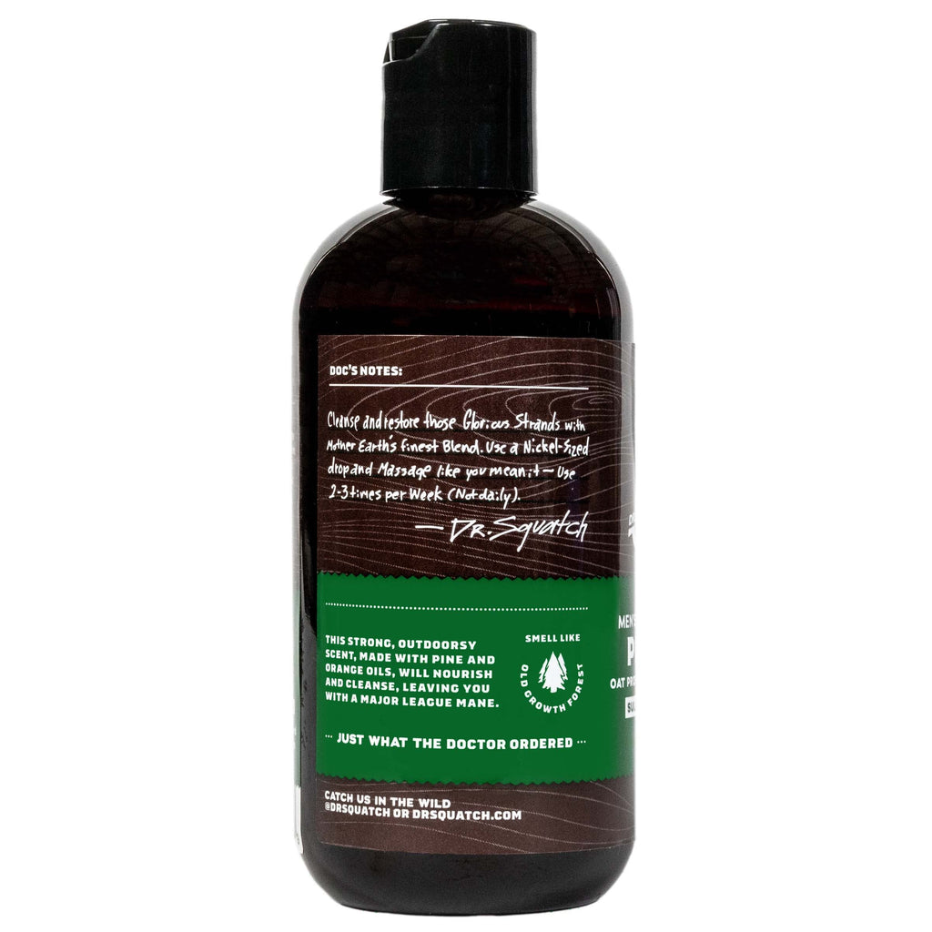 Dr. Squatch Pine Tar Shampoo – Rugged Pine Scent for Fresh, Clean Hair