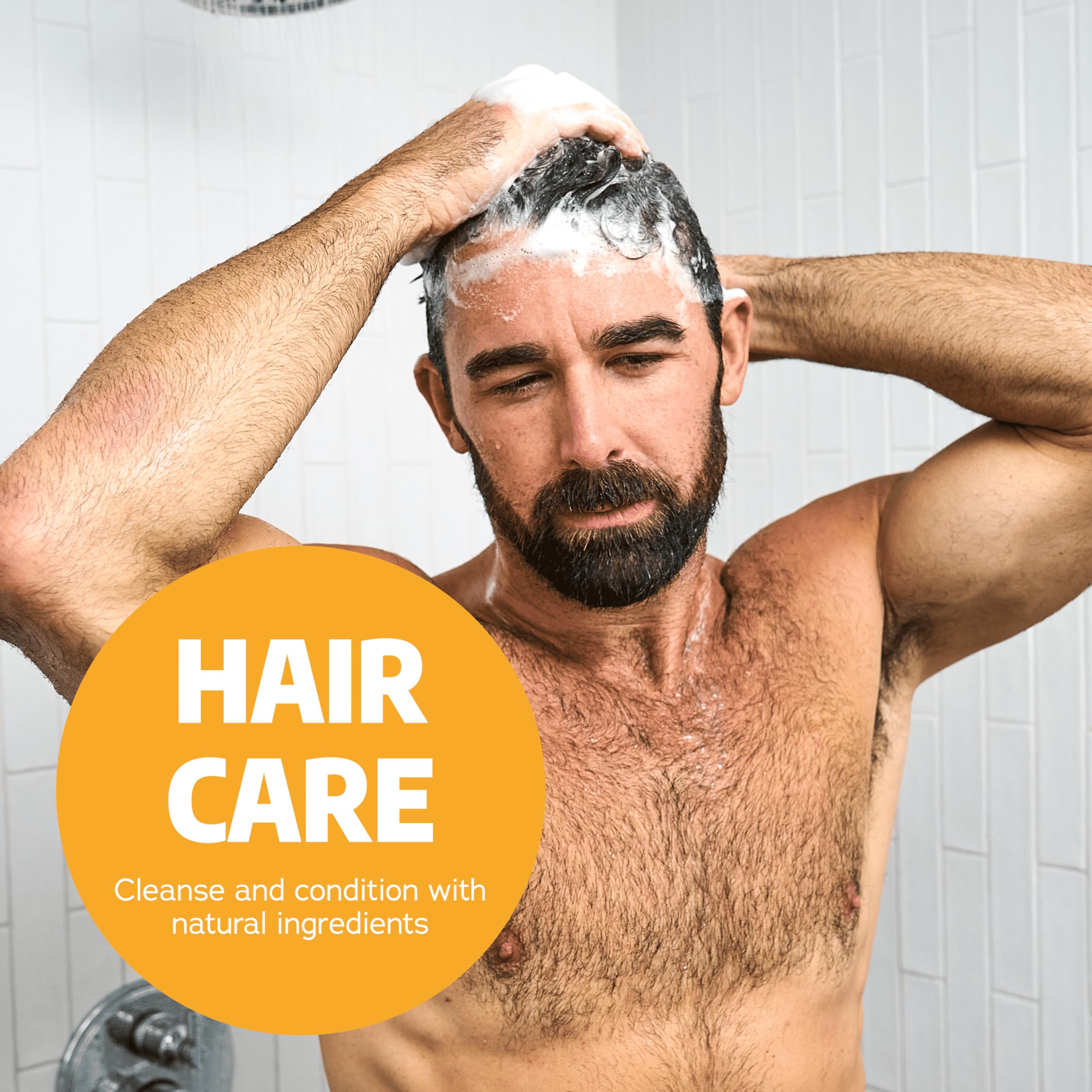 Dr. Squatch Natural Men's Shampoo & Conditioner Set — Summer Citrus, 11 fl oz Each, 2-Pack