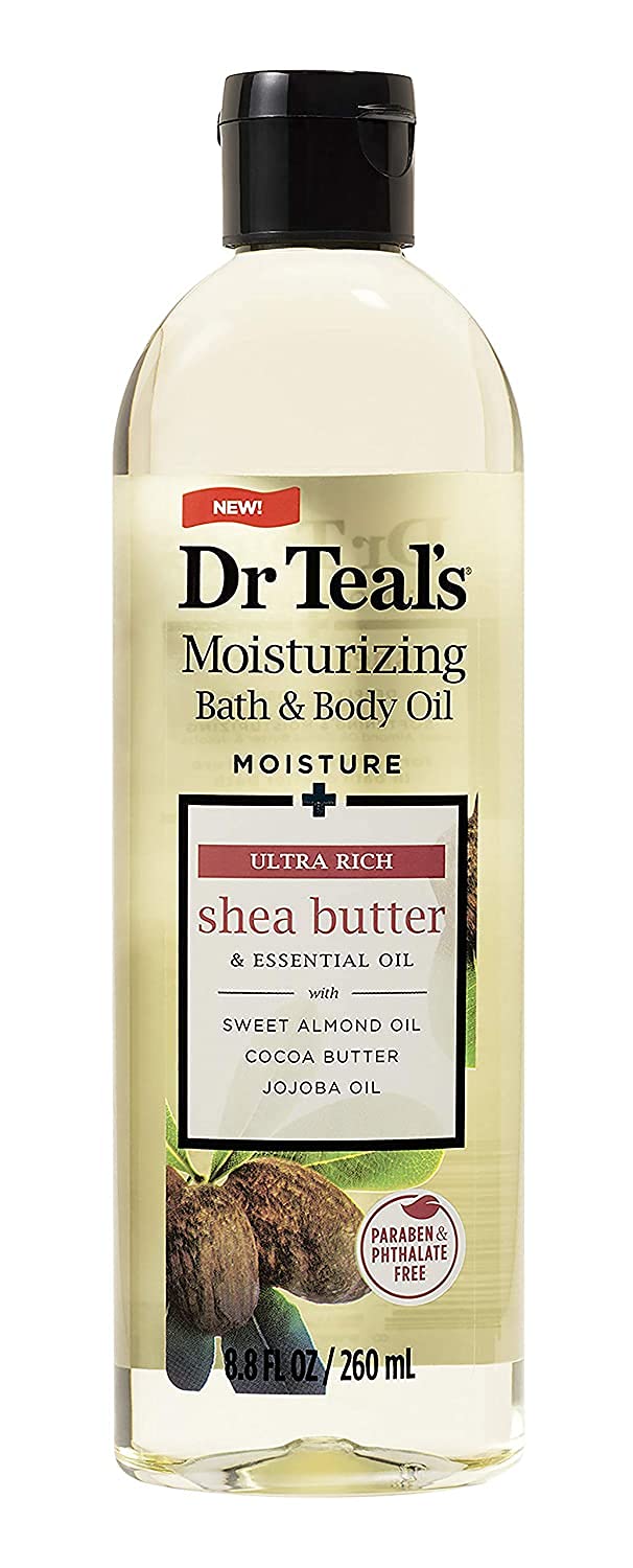 Dr Teal's Bath & Body Oil Variety Gift Set – Soothing Lavender & Ultra Rich Shea Butter (2 x 8.8 oz)