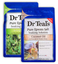 Dr Teal's Epsom Salt Bath Gift Set – Eucalyptus & Spearmint + Coconut Oil (2x3lb)