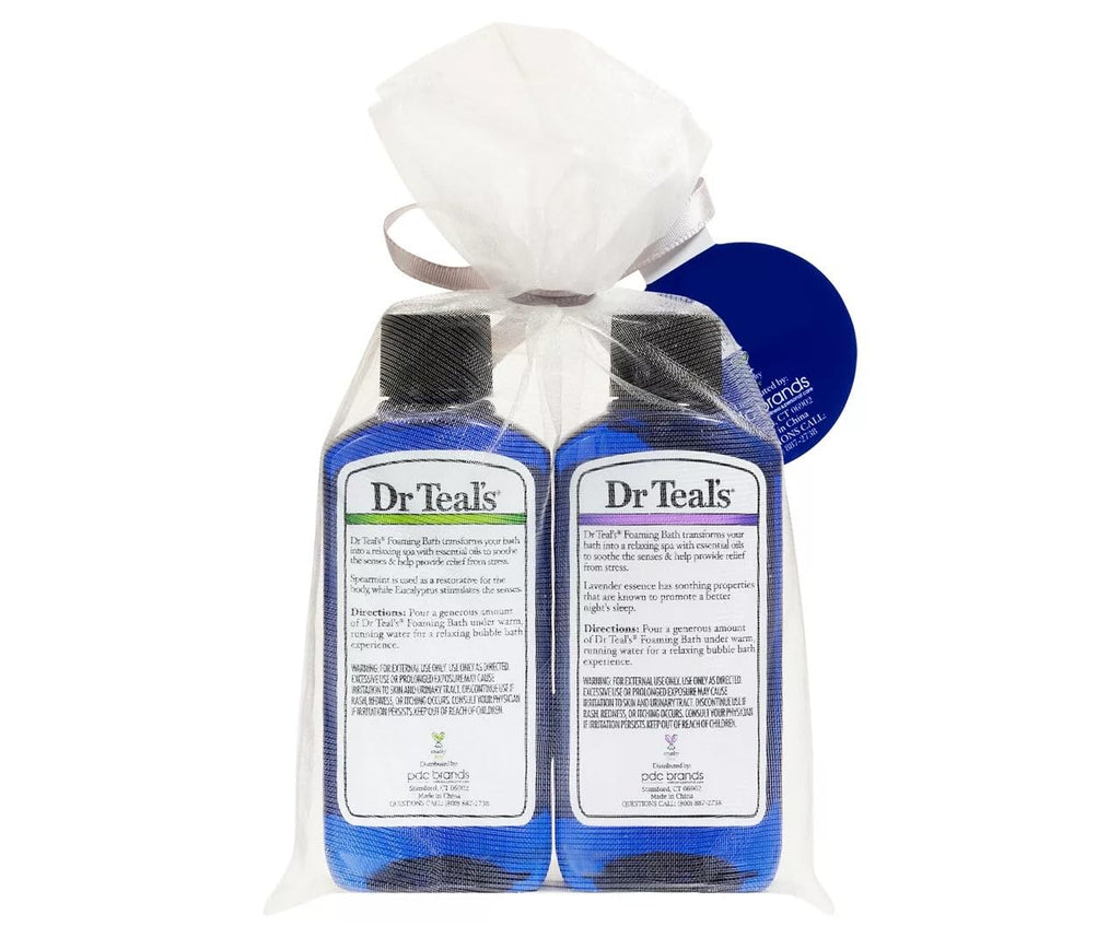 Dr Teal's Lavender & Eucalyptus Foaming Bath Gift Set – 2-Piece