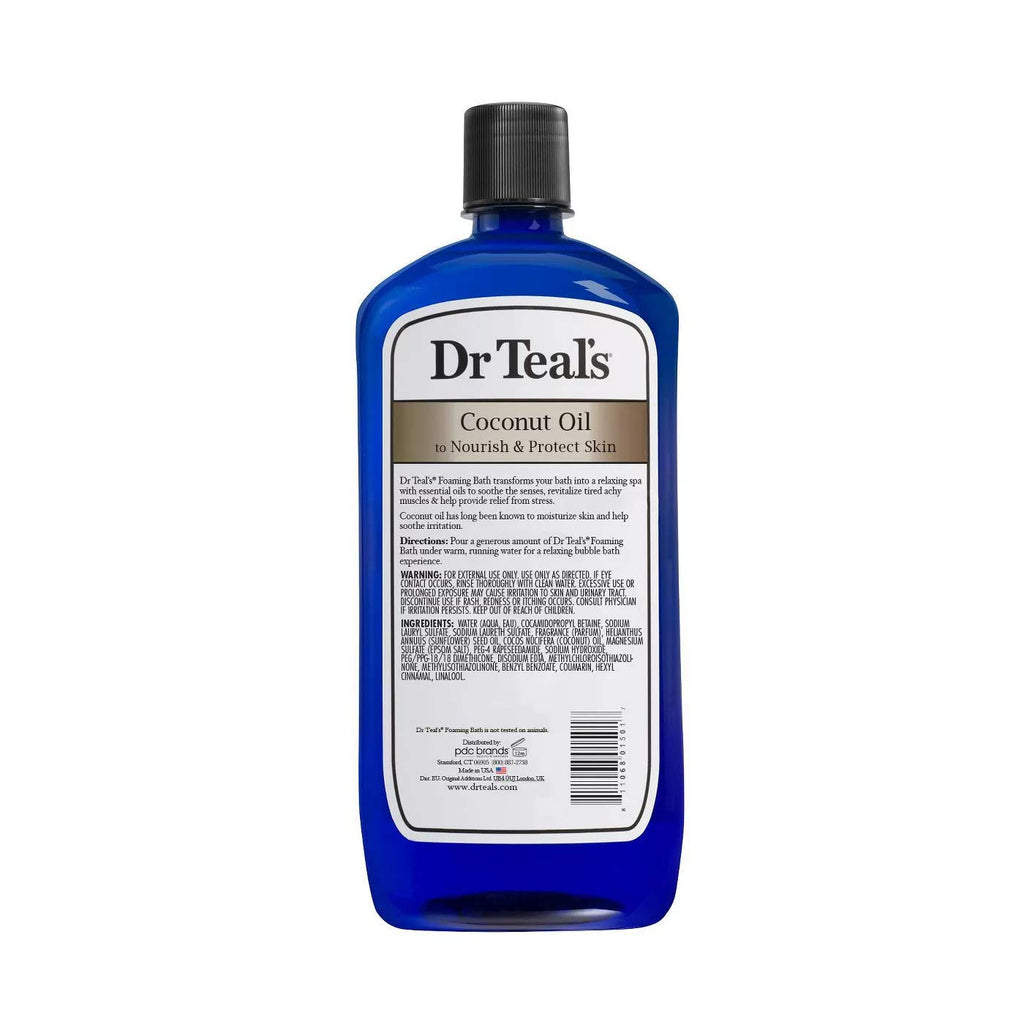 Dr Teal's Foaming Bath Variety Gift Set (2x34oz) – Shea Butter & Almond Oil + Coconut Oil