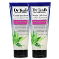 Dr Teal's Softening Remedy Coconut Oil Foot Scrub Gift Set – 2 Pack, 6oz Each