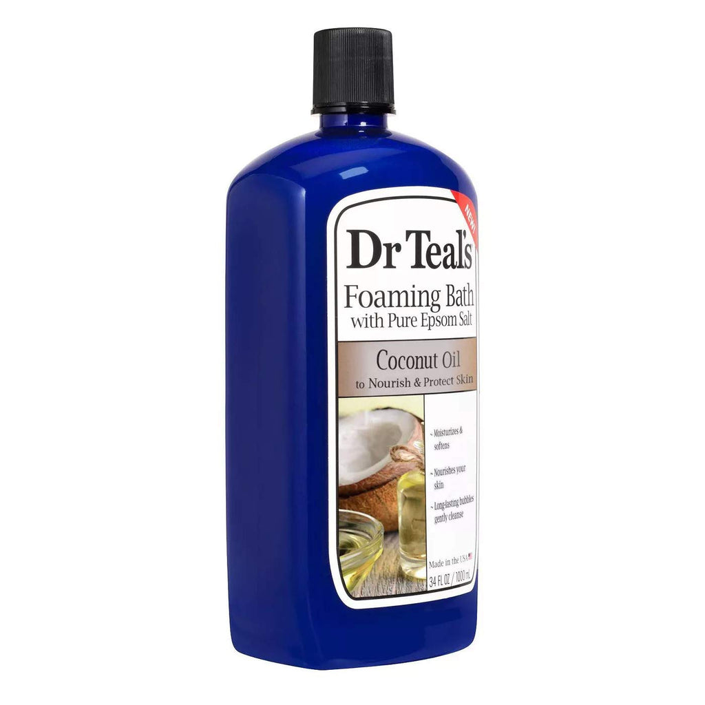 Dr Teal's Foaming Bath Variety Gift Set (2x34oz) – Shea Butter & Almond Oil + Coconut Oil