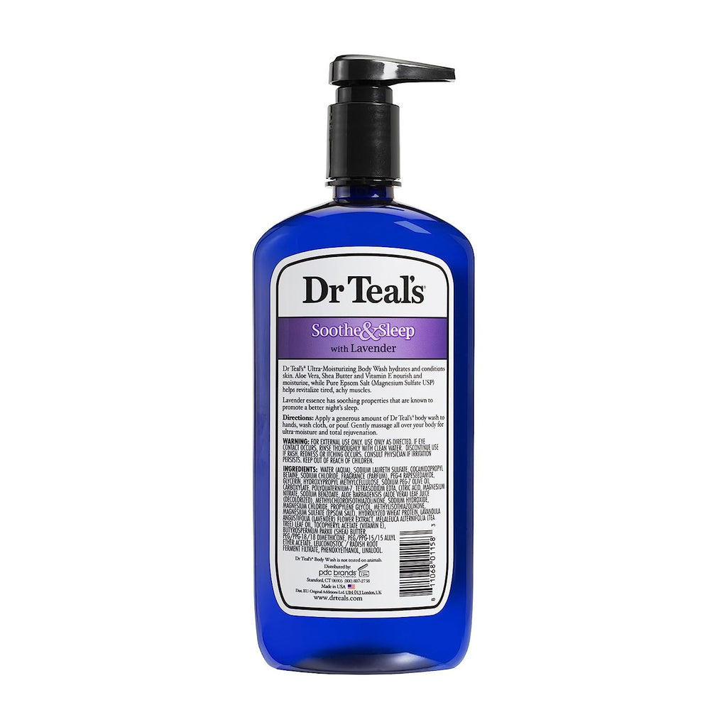 Dr Teal's Body Wash Variety Gift Set – 3x24 oz (Lavender, Vitamin C & Citrus, Eucalyptus)