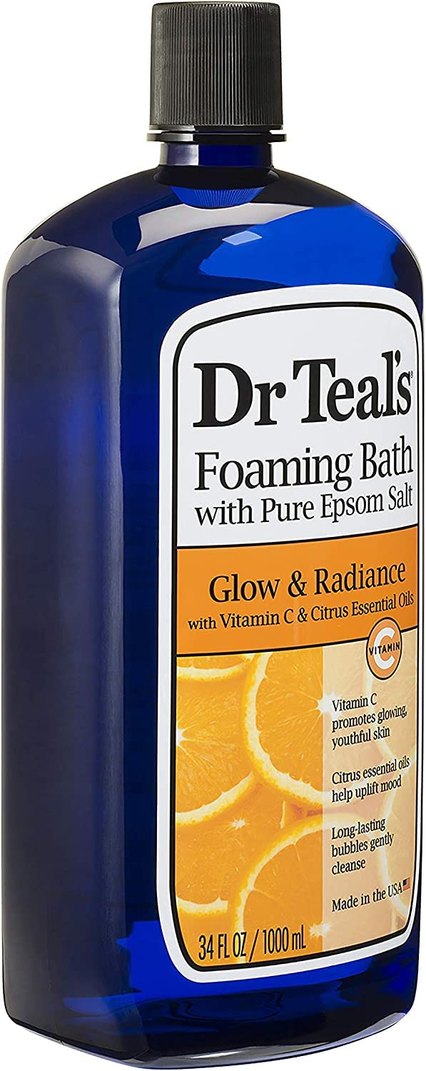 Dr Teal's Foaming Bath Combo Pack: Shea Butter & Almond Oil + Vitamin C & Citrus