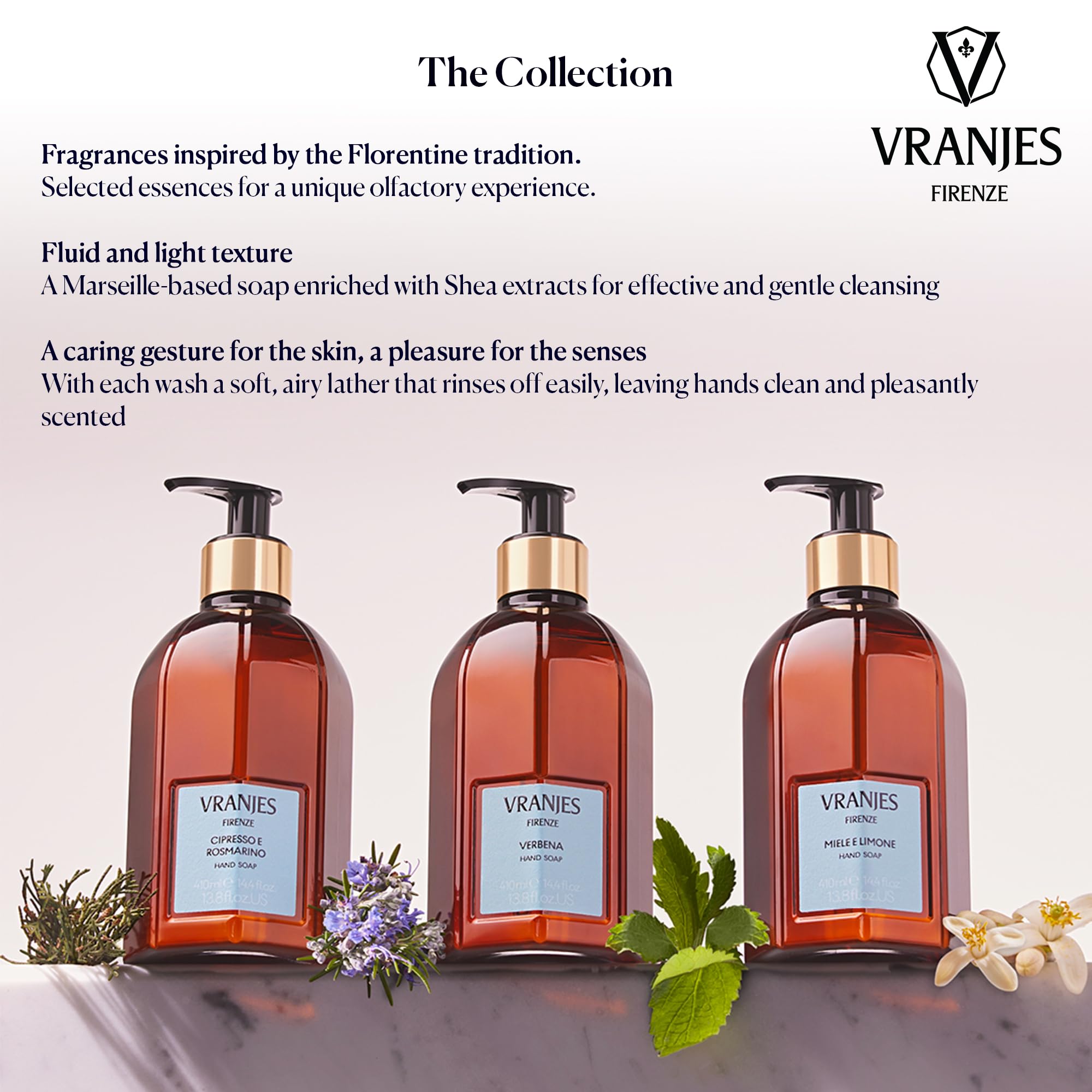 Dr. Vranjes Cypress & Rosemary Hand Soap 410 ml | Moisturizing Liquid Wash