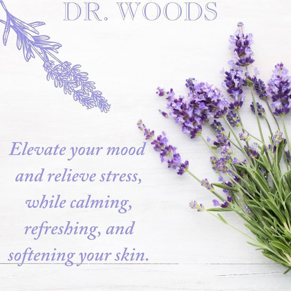 Dr. Woods Lavender Liquid Castile Soap — 3-Pack, 32 oz Each | Gentle Face, Body & Hair Cleanser