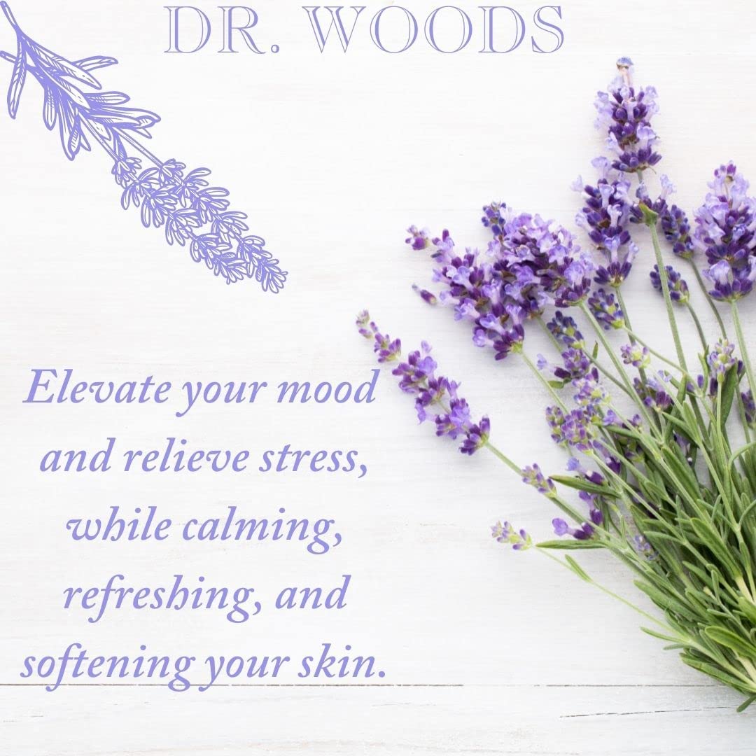 Dr. Woods Lavender Liquid Castile Soap — 3-Pack, 32 oz Each | Gentle Face, Body & Hair Cleanser