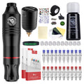 Dragonhawk Atom Wireless Tattoo Pen Kit – Complete Beginner Kit with 20 Cartridges & Battery Power
