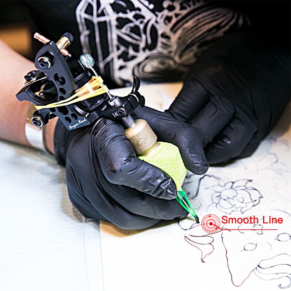 Dragonhawk Traditional Pro Complete Tattoo Kit – Dual Lining & Shading Machines, Power Supply, Needles & Grips for Beginners