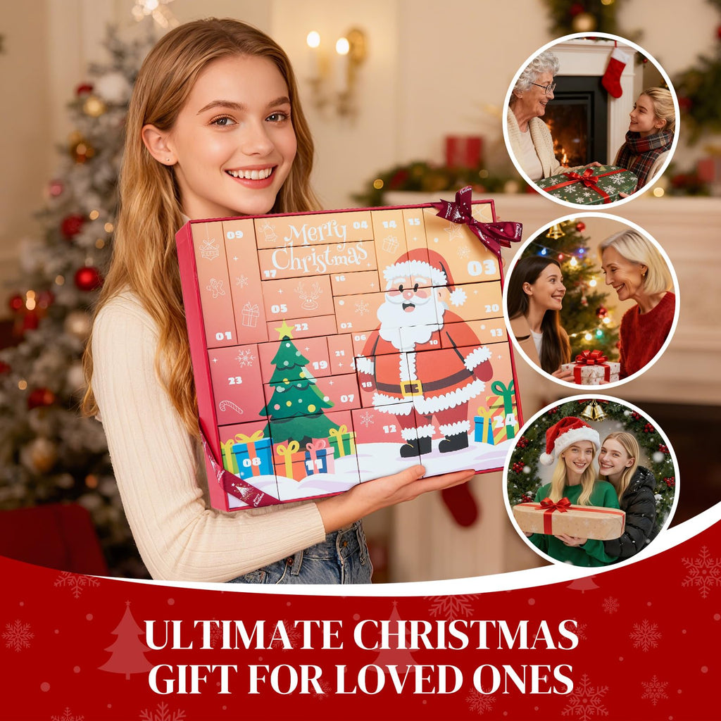 DRAWFAR Beauty Advent Calendar – 24 Skincare Gifts for Women, 2025