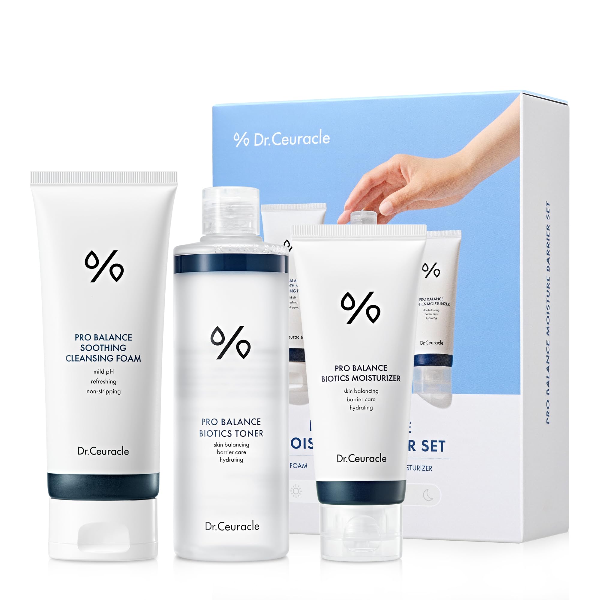 Dr.Ceuracle Pro Balance Moisture Barrier Set – Hydrating pH-Balanced Skincare Gift