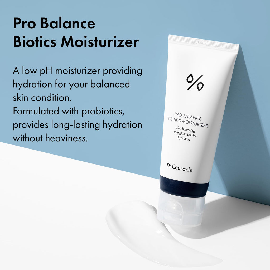 Dr Ceuracle Pro Balance Biotics Moisturizer – Low pH Hydrating Cream for All Skin Types | 100 ml