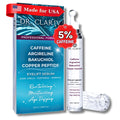 DR. CLARIV Caffeine 5% + Bakuchiol Eye Serum – Roll-On for Dark Circles & Puffiness (Argireline, GHK-Cu), 20ml