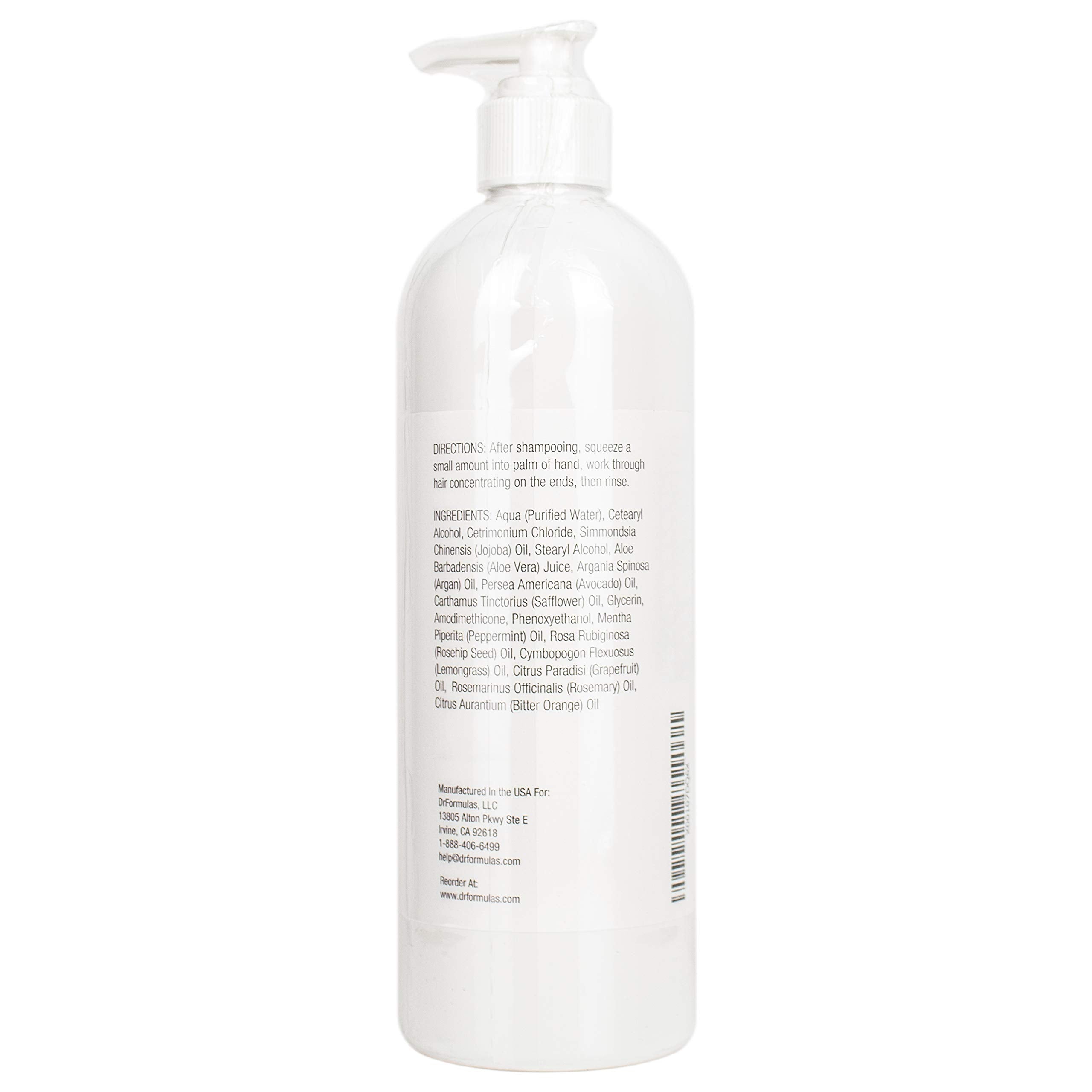 DrFormulas HairOmega DHT Blocker Shampoo + Conditioner – Sulfate Free Set with Moroccan Argan, Jojoba & Avocado Oils