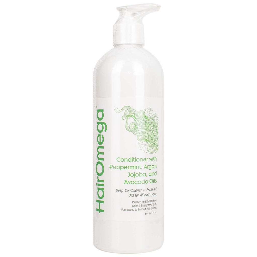 DrFormulas HairOmega DHT Blocker Shampoo + Conditioner – Sulfate Free Set with Moroccan Argan, Jojoba & Avocado Oils