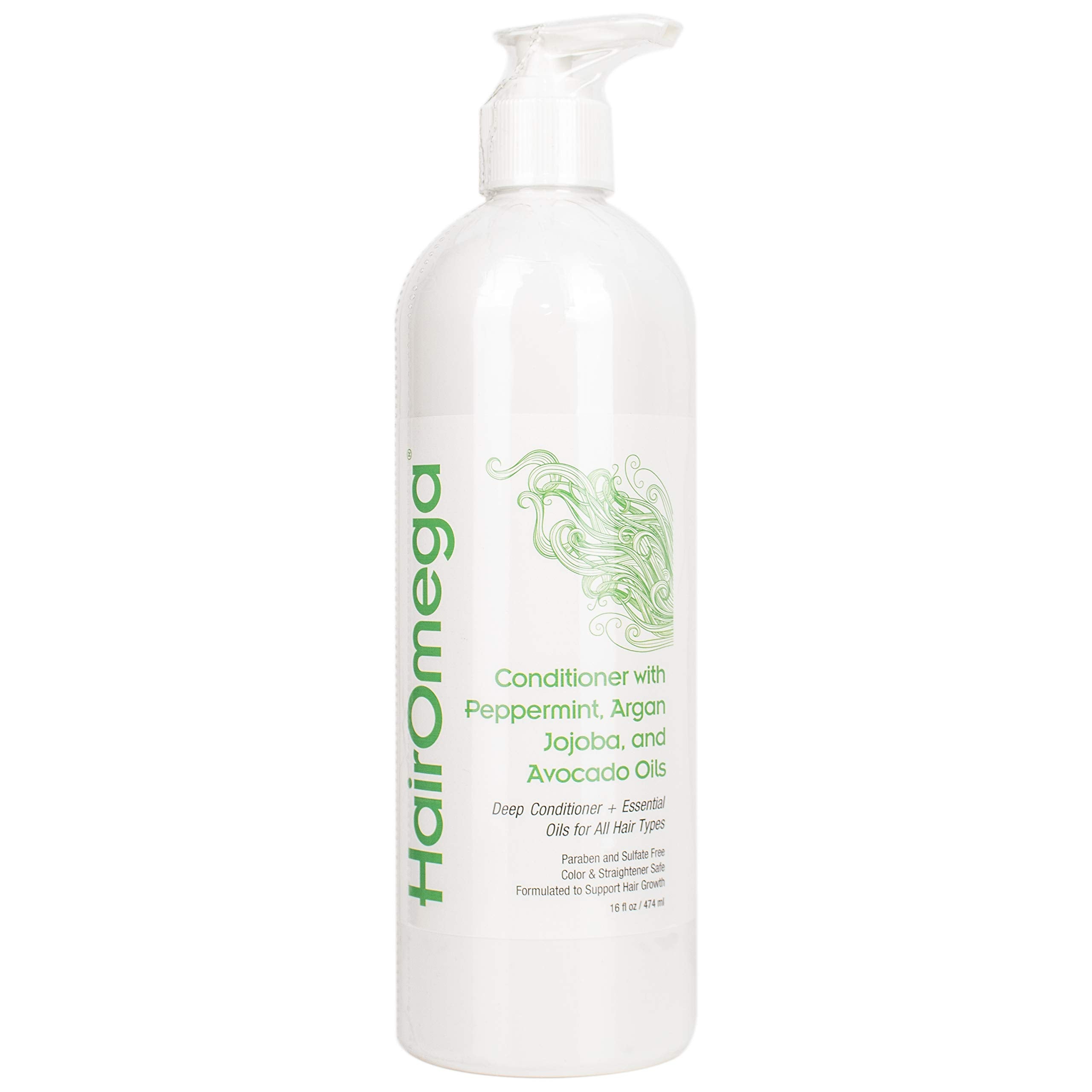 DrFormulas HairOmega DHT Blocker Shampoo + Conditioner – Sulfate Free Set with Moroccan Argan, Jojoba & Avocado Oils