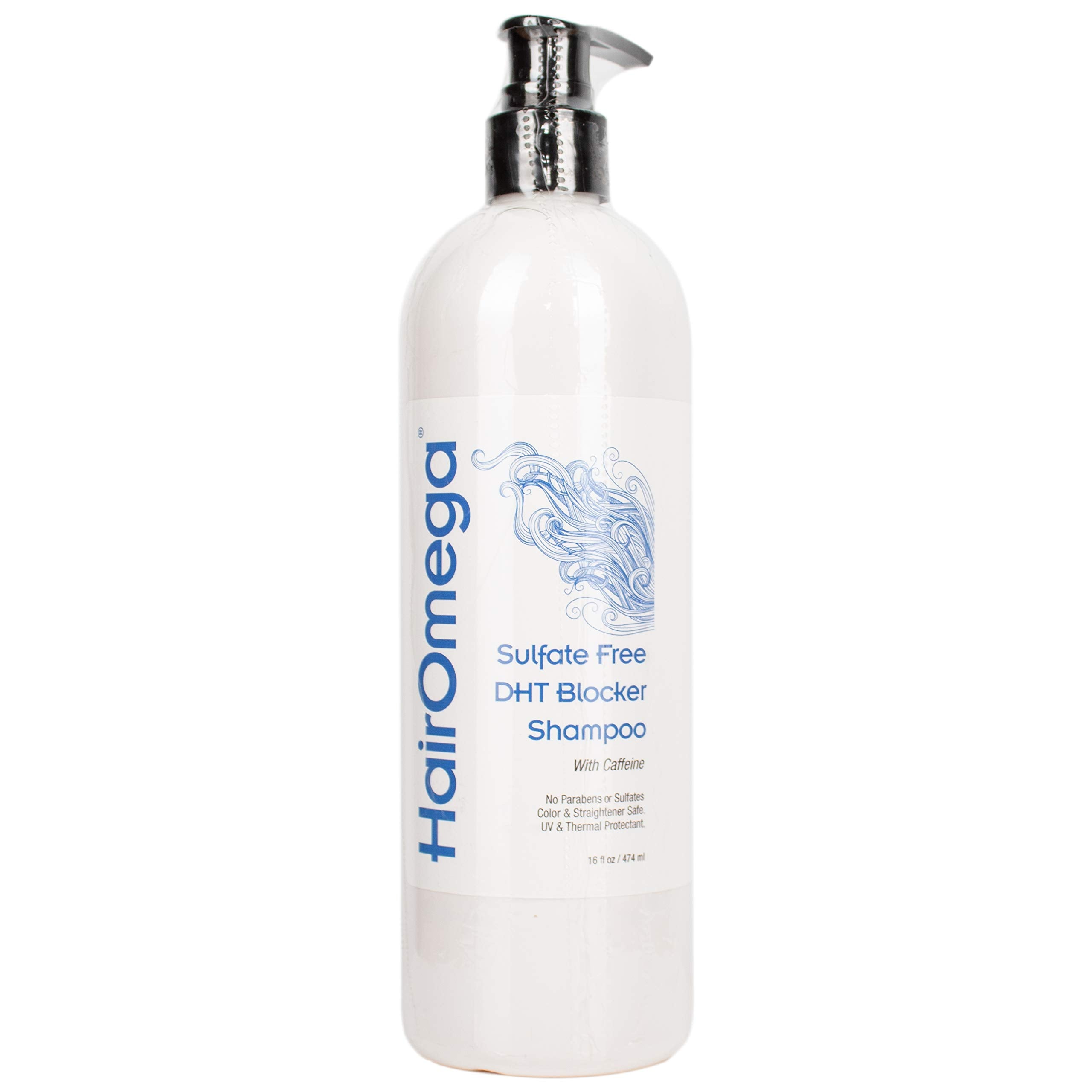 DrFormulas HairOmega DHT Blocker Shampoo + Conditioner – Sulfate Free Set with Moroccan Argan, Jojoba & Avocado Oils