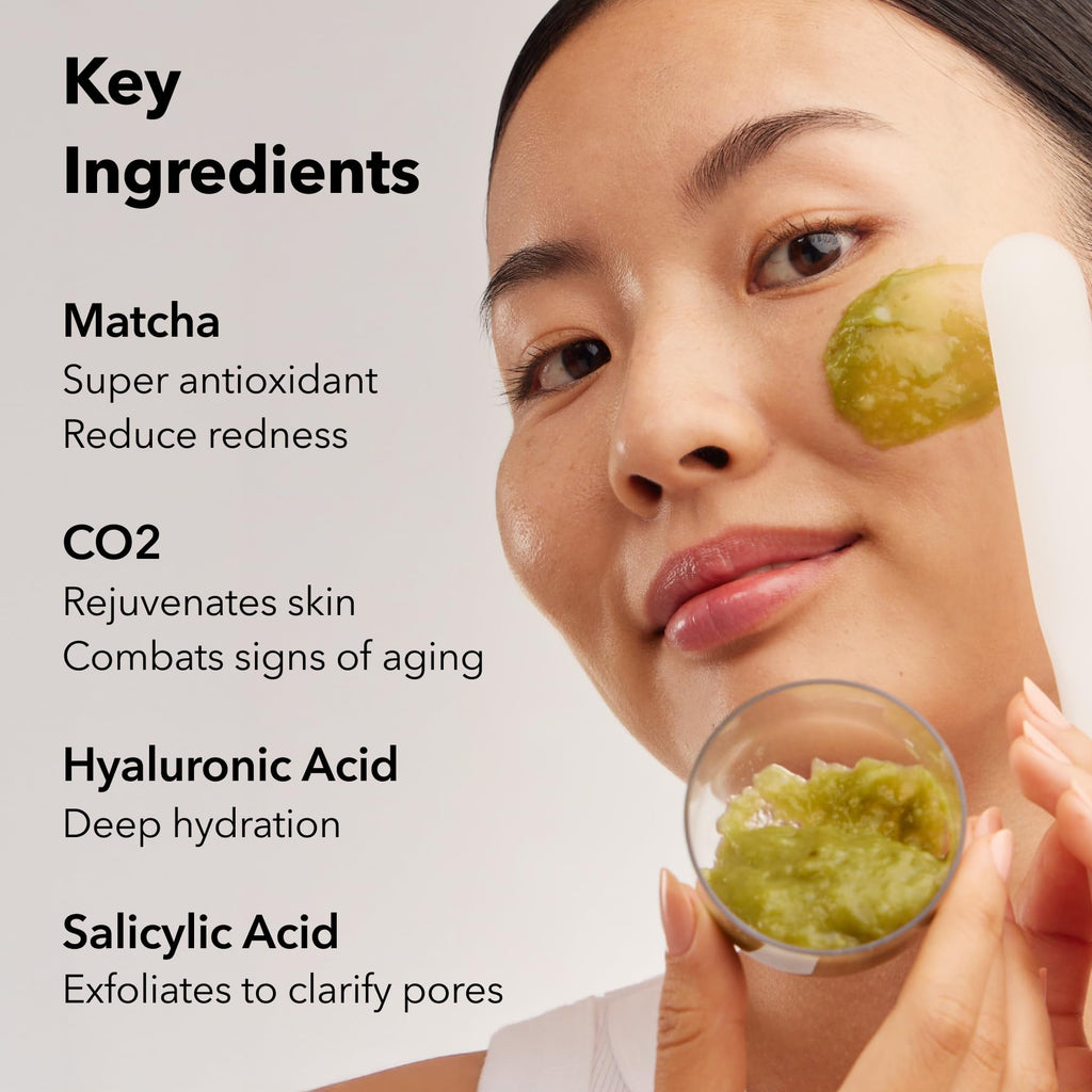 Dr. MEDION Spaoxy Gel Mask Matcha Clear Plus CO2 – Two-Unit Set