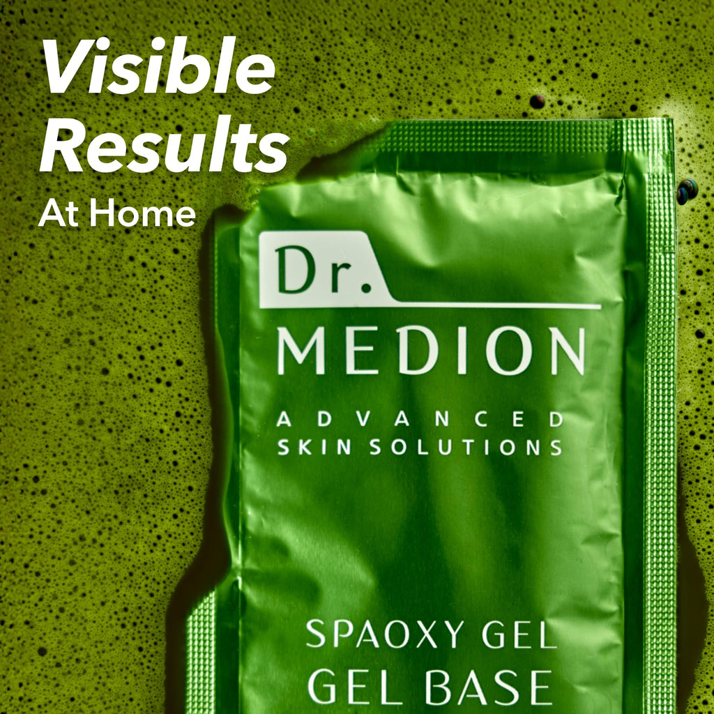 Dr. MEDION Spaoxy Gel Mask Matcha Clear Plus CO2 – Two-Unit Set