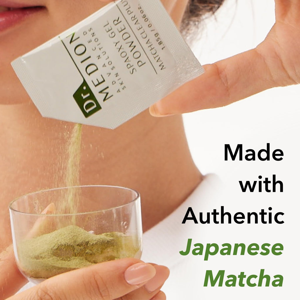 Dr. MEDION Spaoxy Gel Mask Matcha Clear Plus CO2 – Two-Unit Set