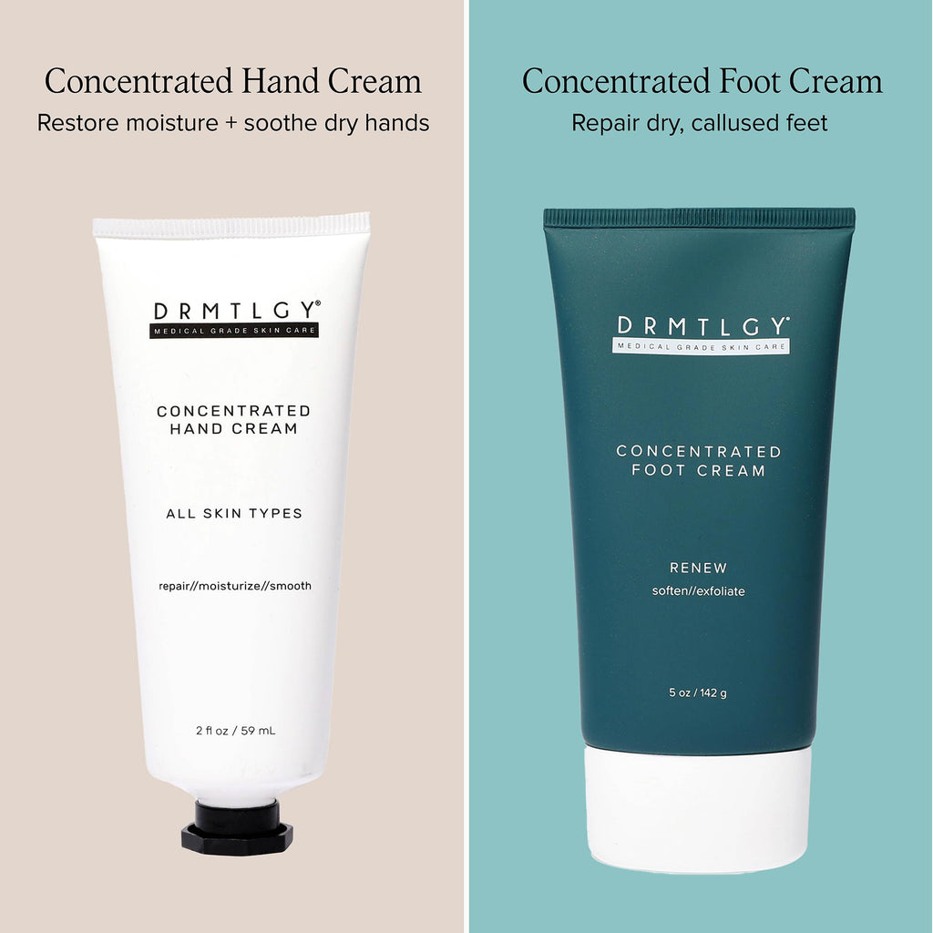 DRMTLGY Concentrated Foot Cream for Dry Cracked Heels | Heel & Foot Lotion
