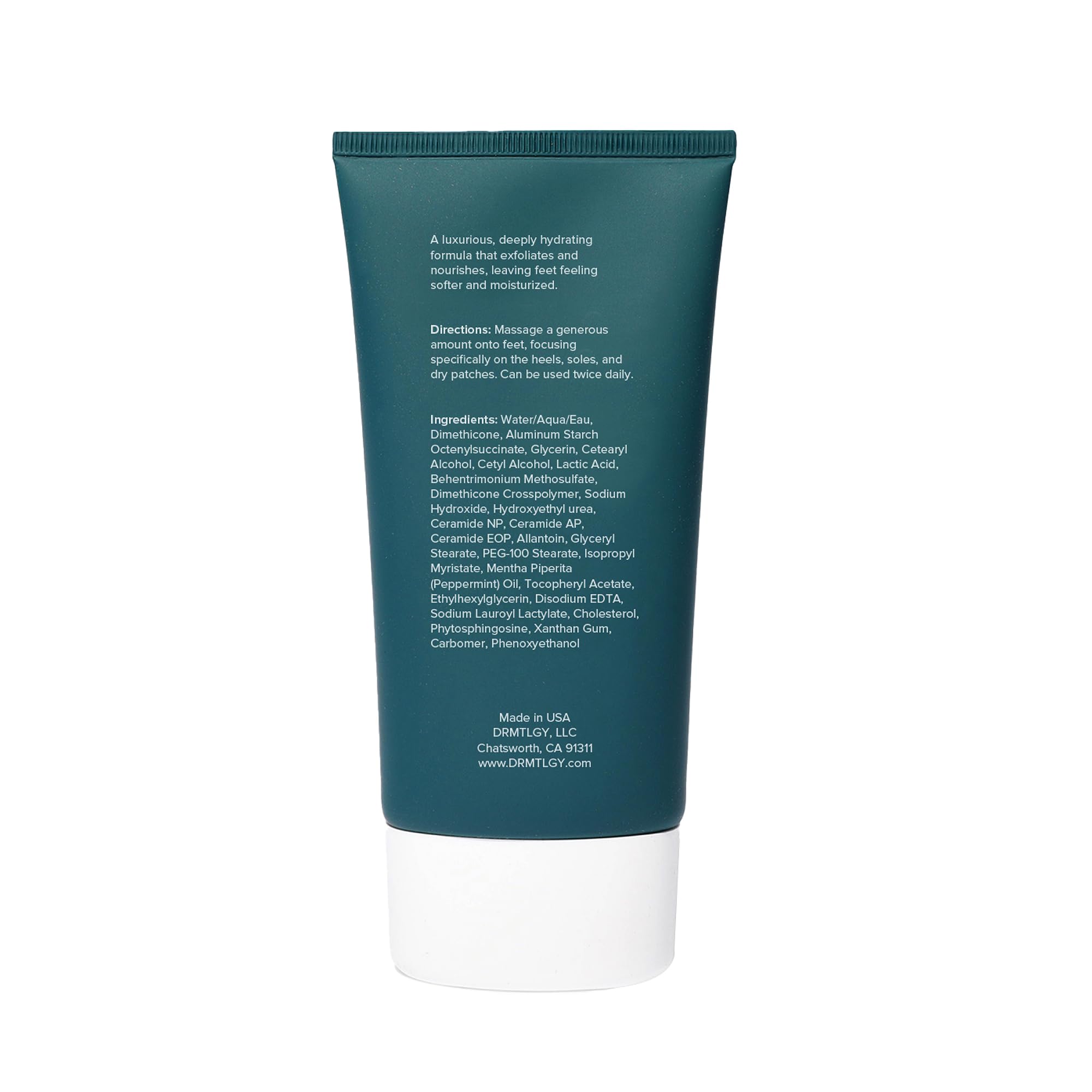 DRMTLGY Concentrated Foot Cream for Dry Cracked Heels | Heel & Foot Lotion
