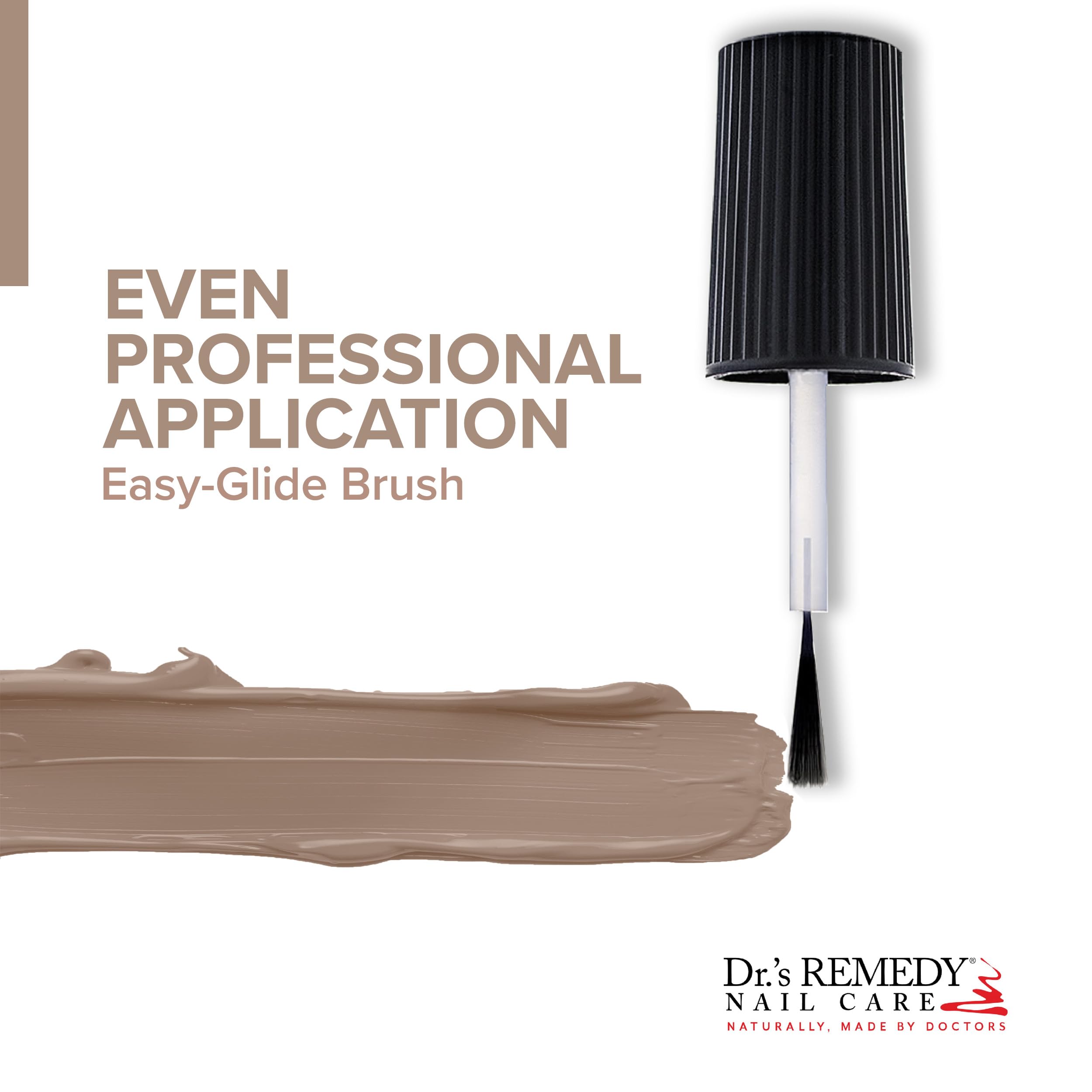 Dr.'s Remedy Enriched Nail Polish -Cozy Cafe | Doctor Formulated, Non-Toxic & Vegan