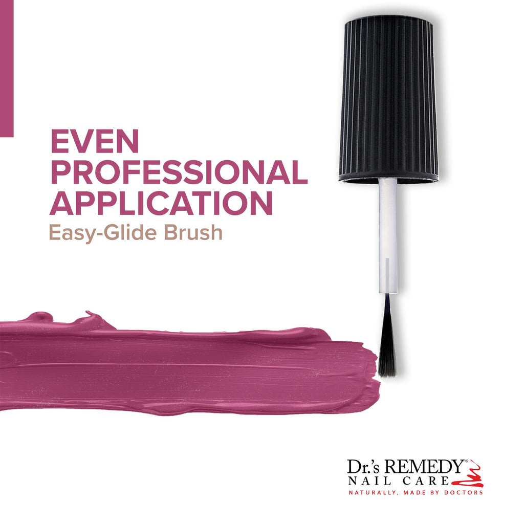 Dr.'s Remedy Enriched Nail Polish – Non-Toxic, Organic, Strengthening & Hydrating – PLAYFUL Pink