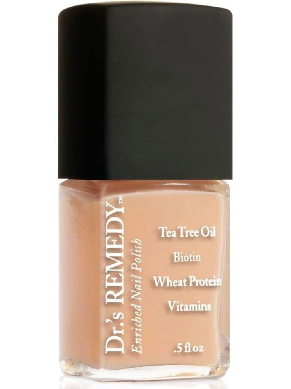 Dr.'s Remedy Enriched Nail Polish PURITY Peach – Non-Toxic, All Natural, Doctor-Formulated