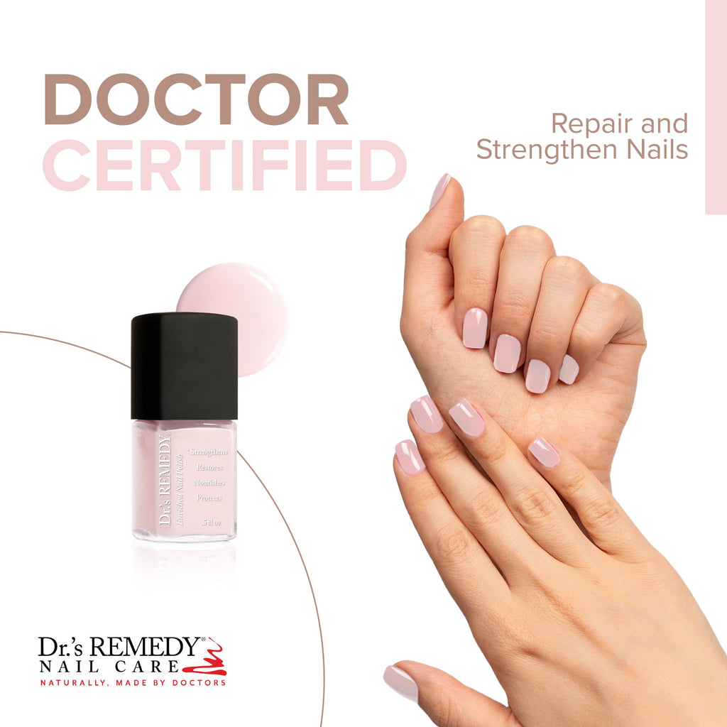 Dr.'s Remedy 3 Pack Nail Polish Kit – Non-Toxic, Organic Nail Strengthener