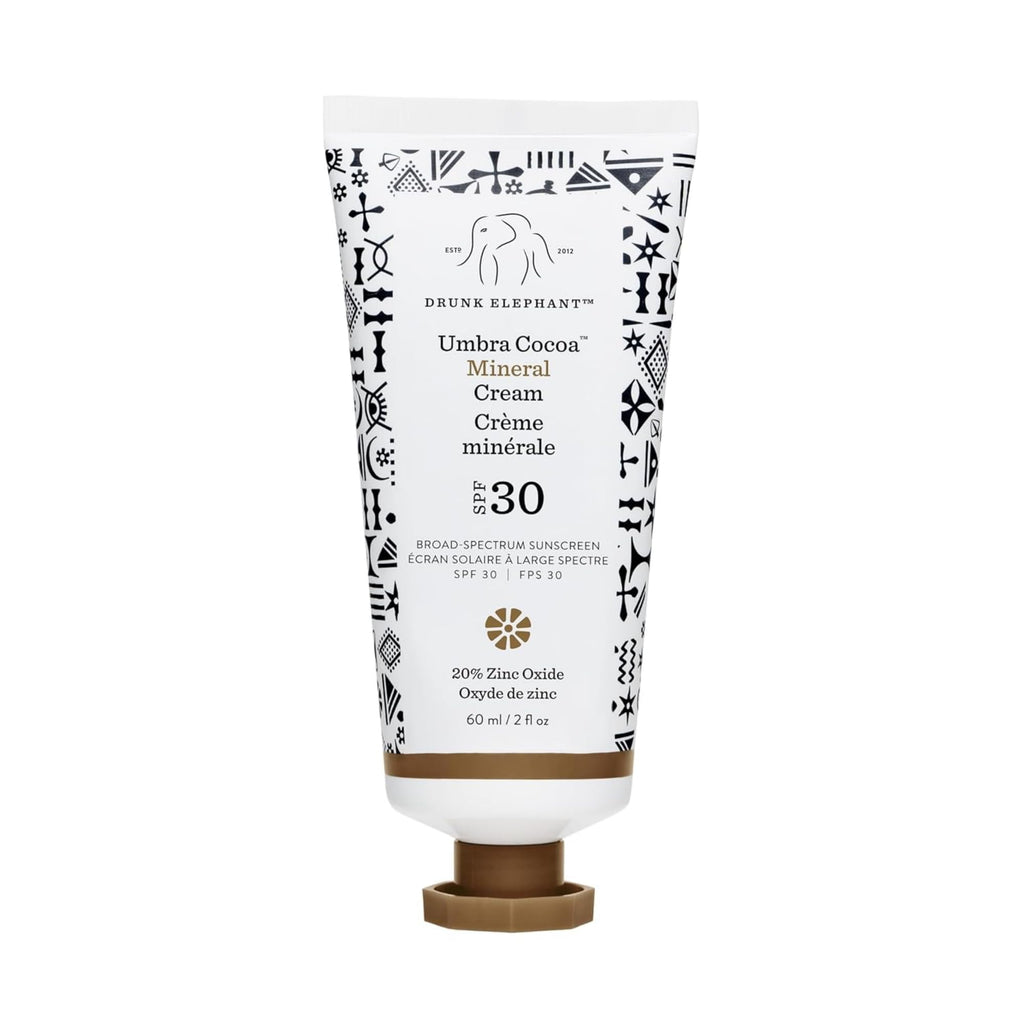 Drunk Elephant Umbra Cocoa Mineral Cream SPF 30 – Clean Mineral Sunscreen