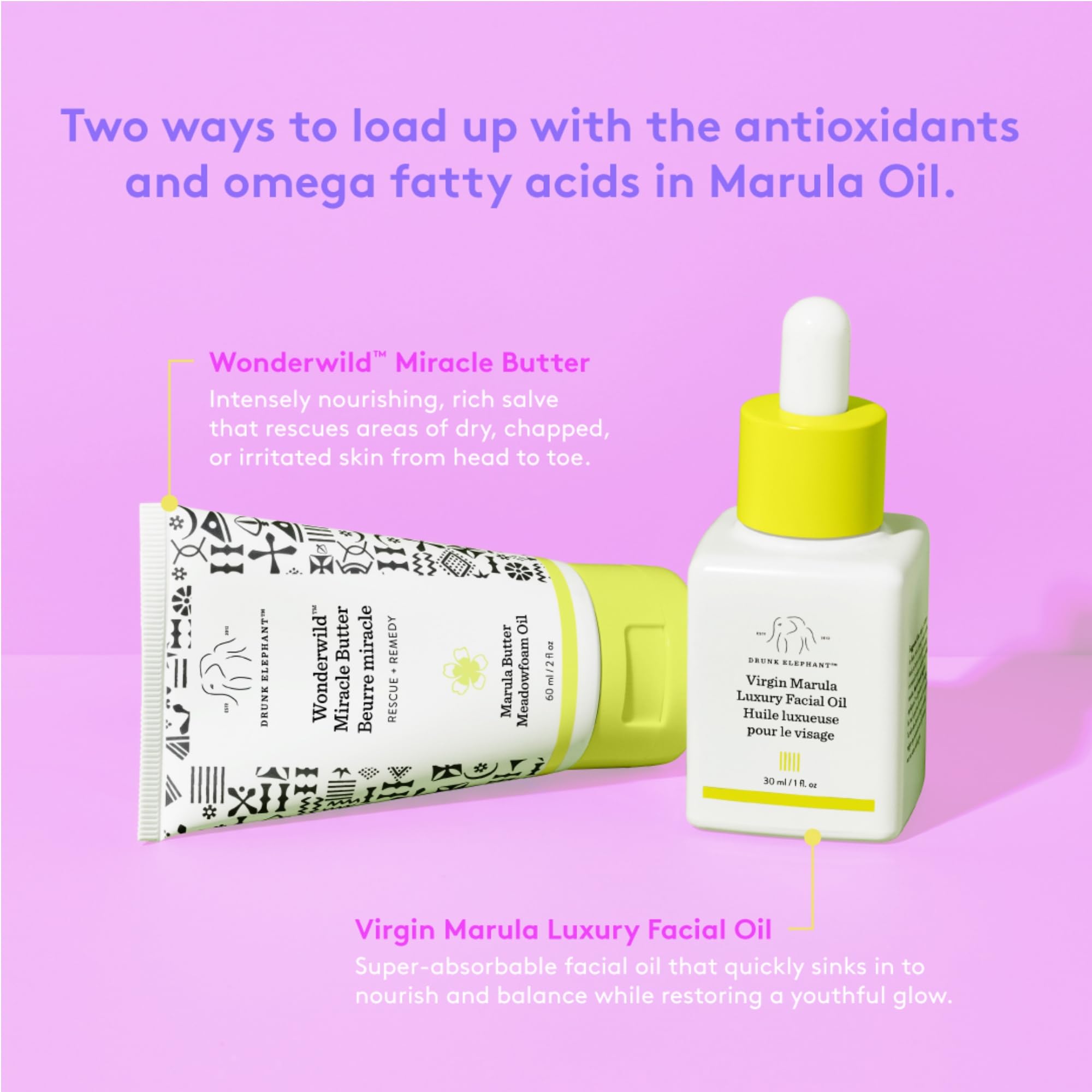 Drunk Elephant Wonderwild Miracle Butter 20ml – Ultra-Luxe Skin Salve | Clean, Cruelty-Free Skincare