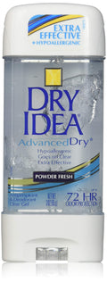 Dry Idea Advanced Dry Powder Fresh Gel 3 oz – Pack of 9, 72-Hour Odor & Wetness Protection