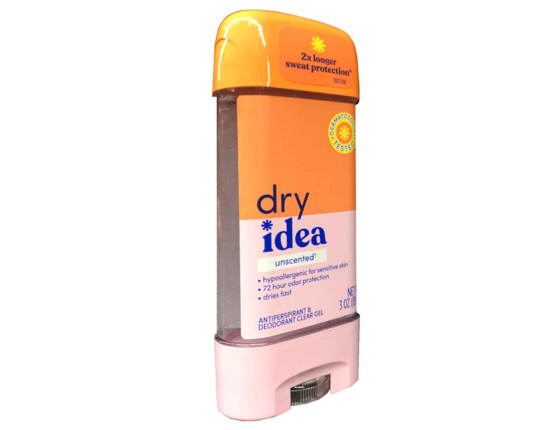 Dry Idea Advanced Dry Unscented Gel Antiperspirant & Deodorant — 3 oz (Pack of 7)