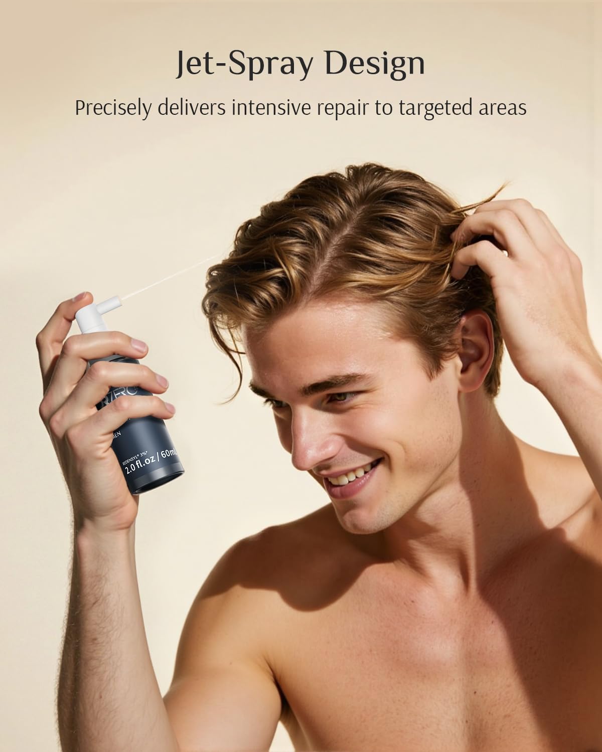 DR ZERO 3% Redensyl Hair Growth Serum for Men – Scalp Care & Regrowth (60ml)