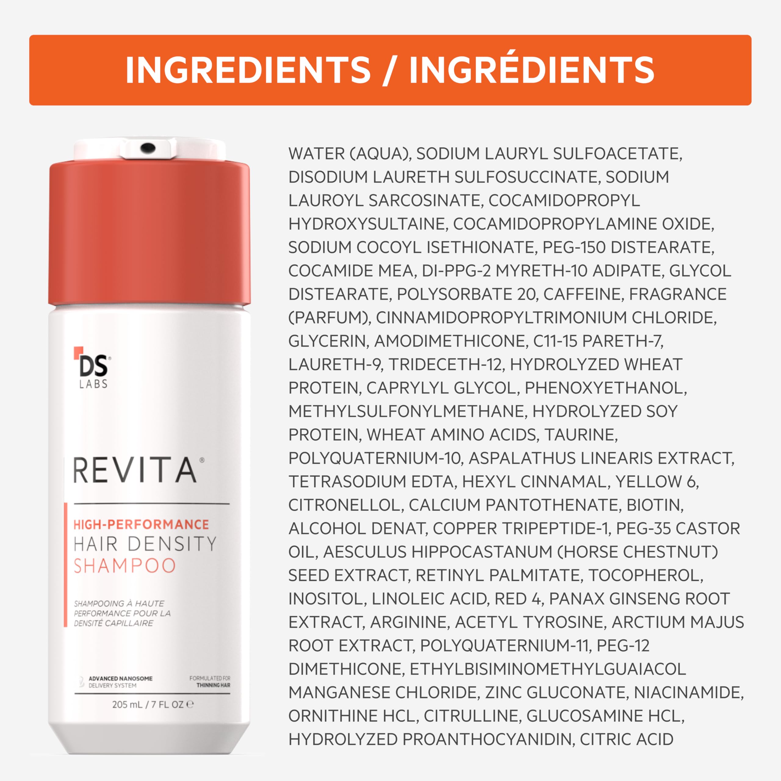 DS Laboratories Revita Shampoo 925mL – Thick-Looking Hair, Scalp First Cleanse, Color Safe, Sulfate & Silicone Free