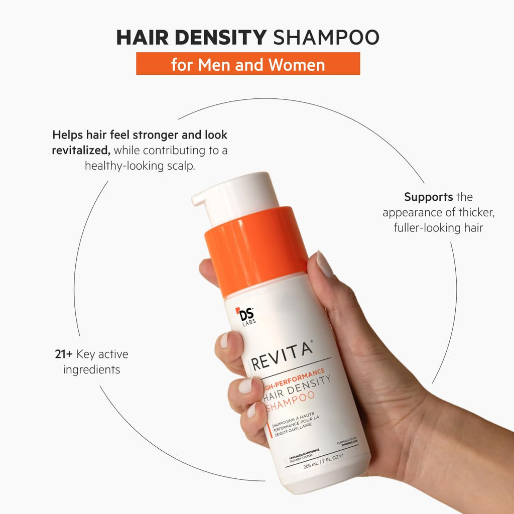 DS Laboratories Revita Shampoo for Men & Women – Scalp Refreshing Cleanse, Fuller Look