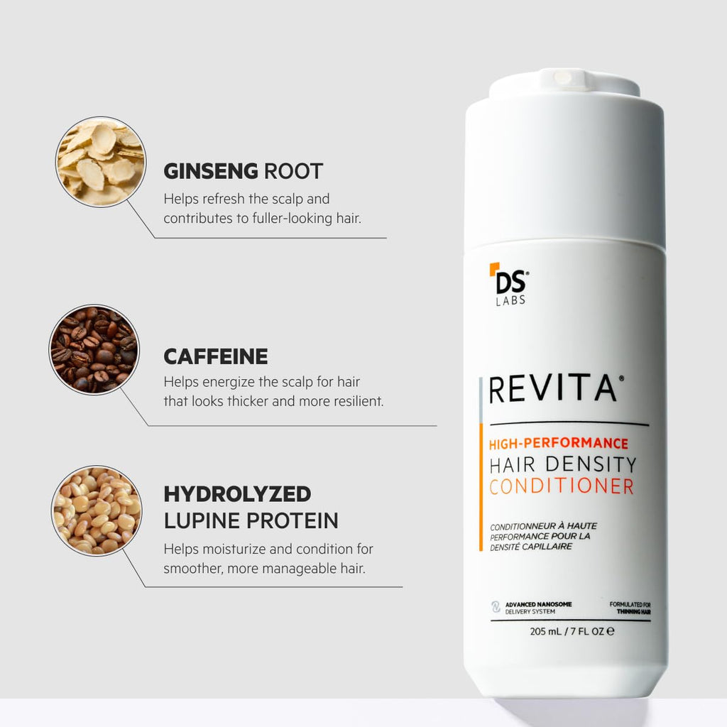 DS Labs Revita Conditioner – Scalp Refreshing Hydration, Fuller-Looking Hair, Color Safe