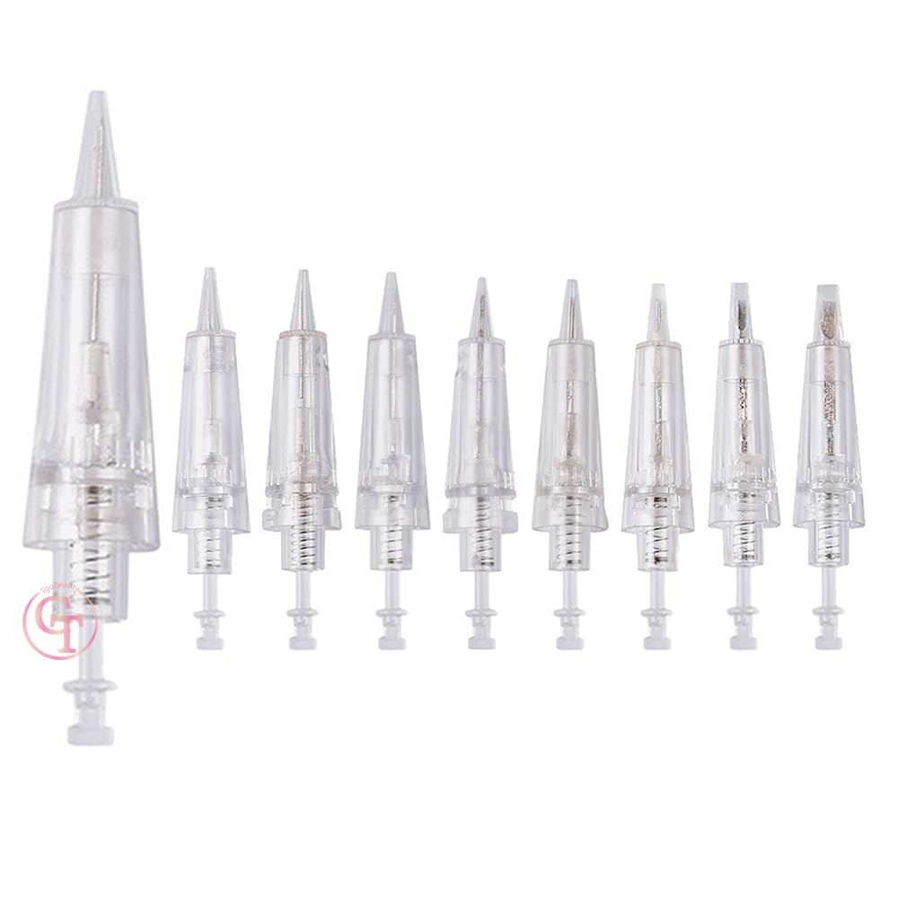 DuBeauty 50pcs Permanent Makeup Needle Cartridges – 1P 3P 5P 5F 7F (Disposable, 316 Stainless)