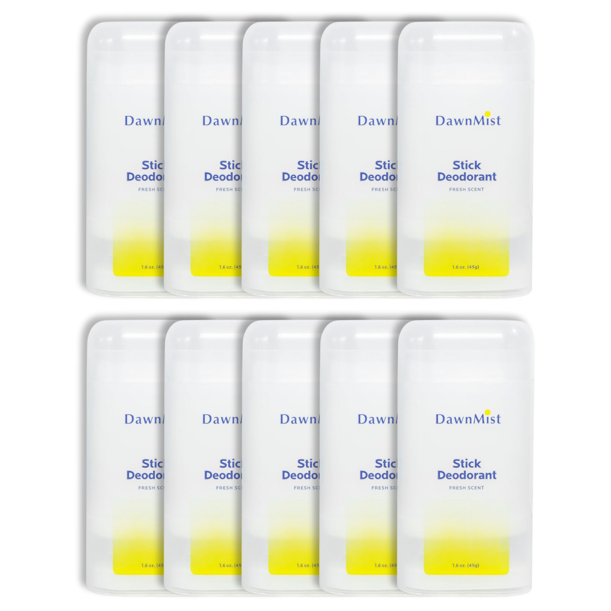 Dukal Dawn Mist Stick Deodorant, Fresh Scent – 1.6 oz, 10-Pack | DawnMist