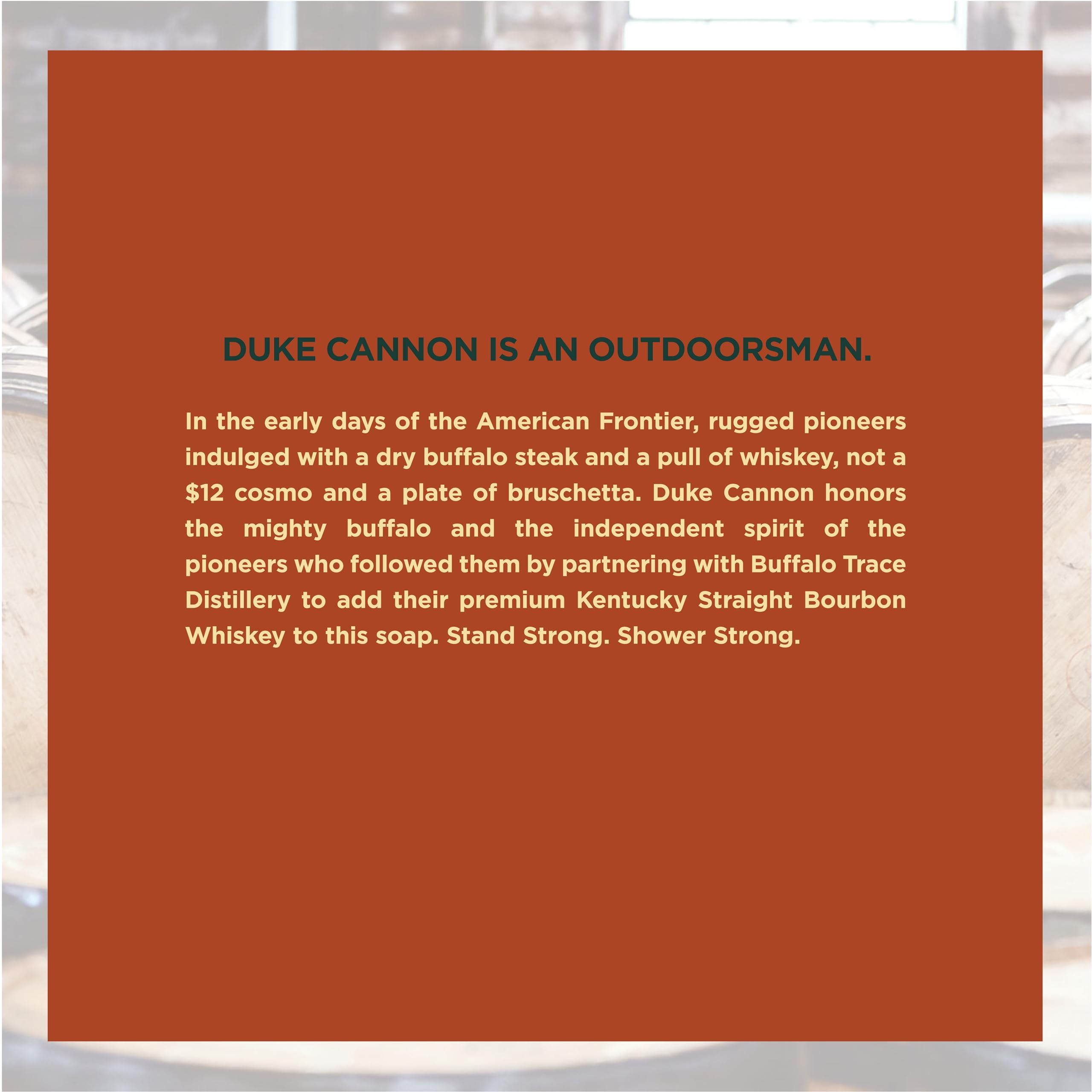 Duke Cannon Big American Bourbon Soap Bar (10 oz) – Charred Oak Barrel Scent, 3-Pack